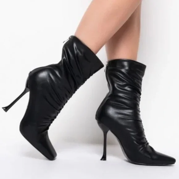 ❌❌SOLD❌❌SOLD❌❌NWB🔥Azalea Wang Crazy In Love Stiletto Booties🔥 - Picture 2 of 9